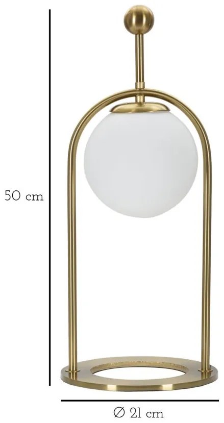 Lampa stołowa GLAMY ARC, 50 cm