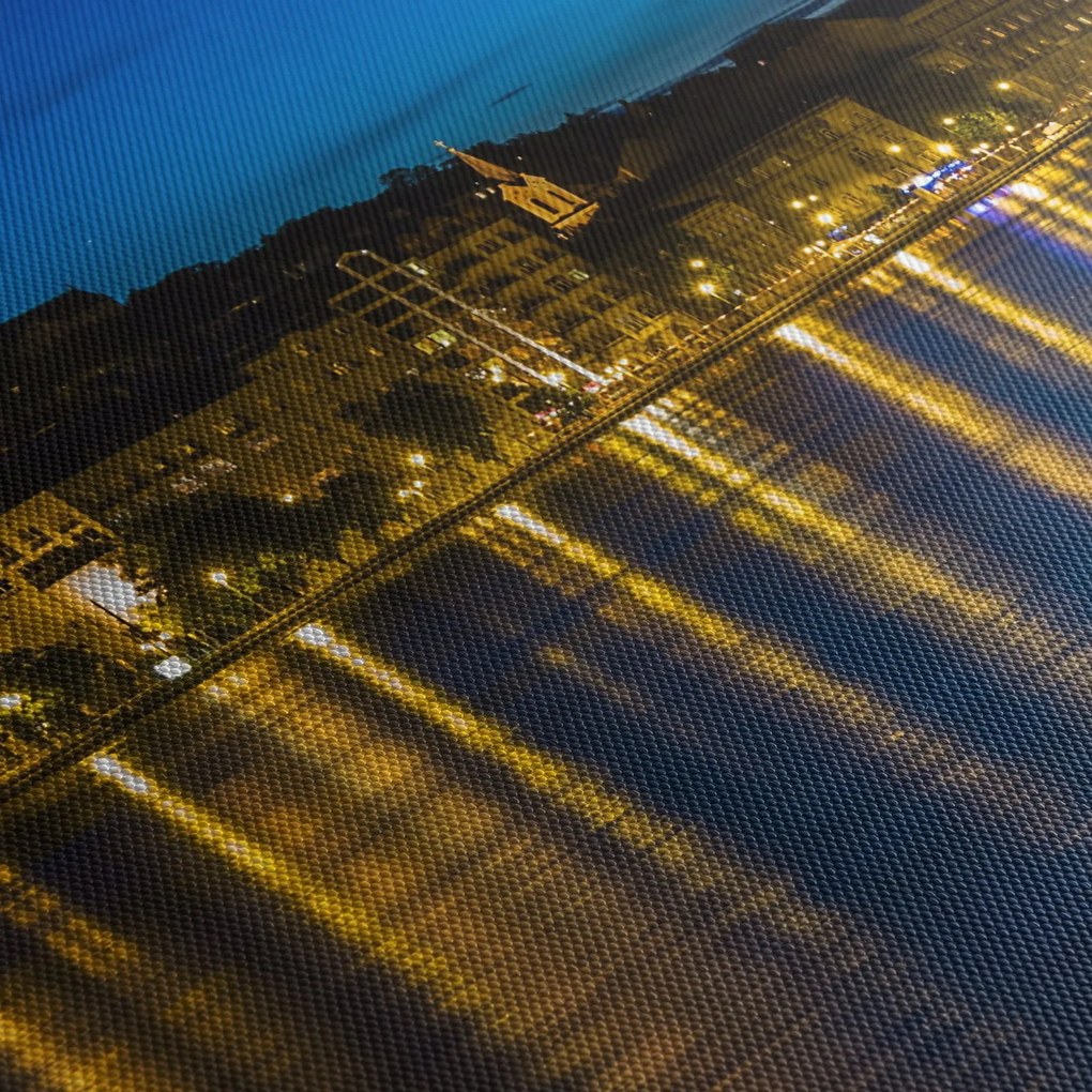 Obraz miasta nocą (125x70 cm)