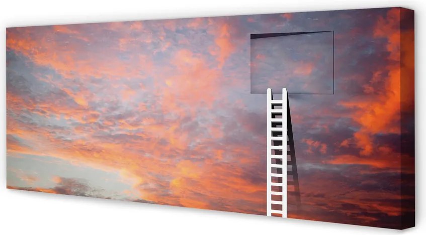 Duży obraz na płótnie Drabina do Nieba o Zachodzie