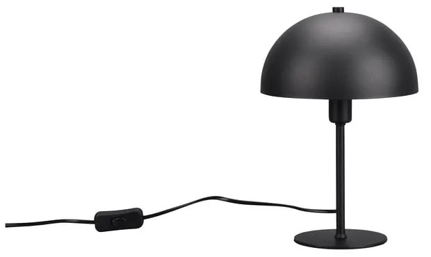 Lampa stołowa w kolorze matowej czerni (wys. 30 cm) Nola – Trio