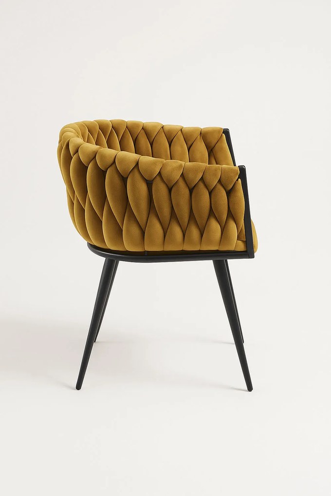 Krzeso Widny z czarnego aksamitu