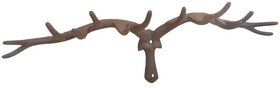 Brązowy metalowy wieszak ścienny – Esschert Design