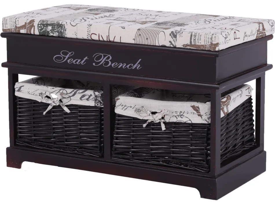 Ławka z miejscem do przechowywania Bench 3, 70 x35 x 45 cm