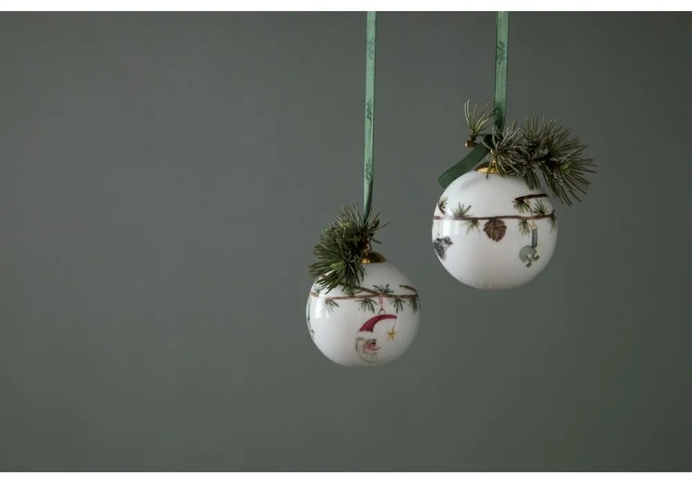 Porcelanowa bombka świąteczna Kähler Design Hammershøi
