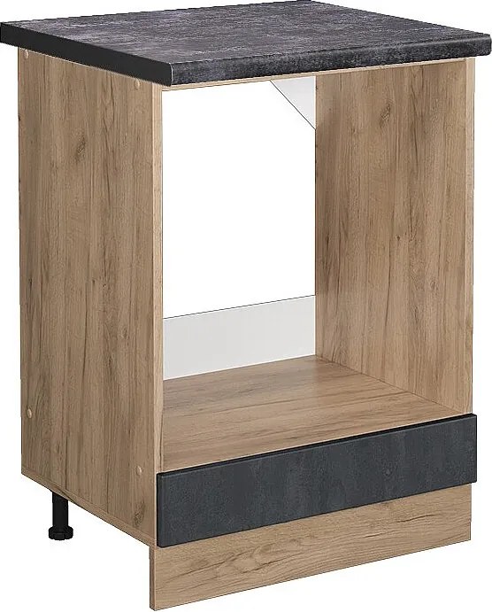 Szafka kuchenna czarny beton 60x60x81.6 r-line