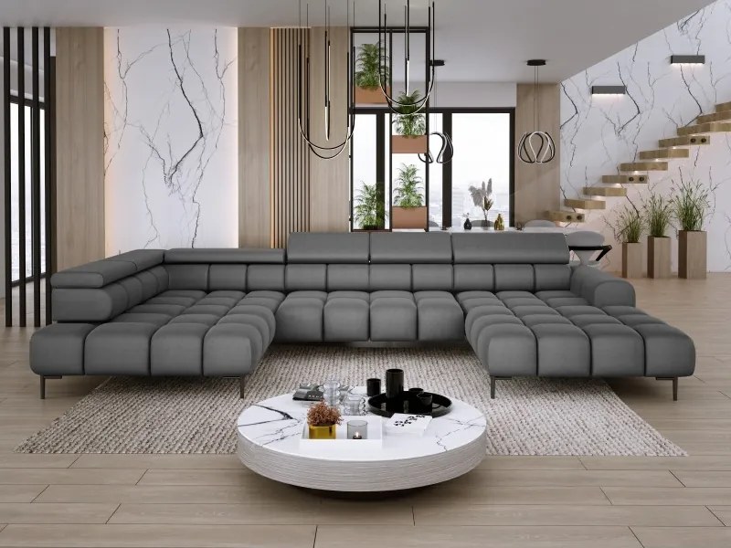 Narożnik PLAZA XL z elektryczną regulacją siedziska WERSAL