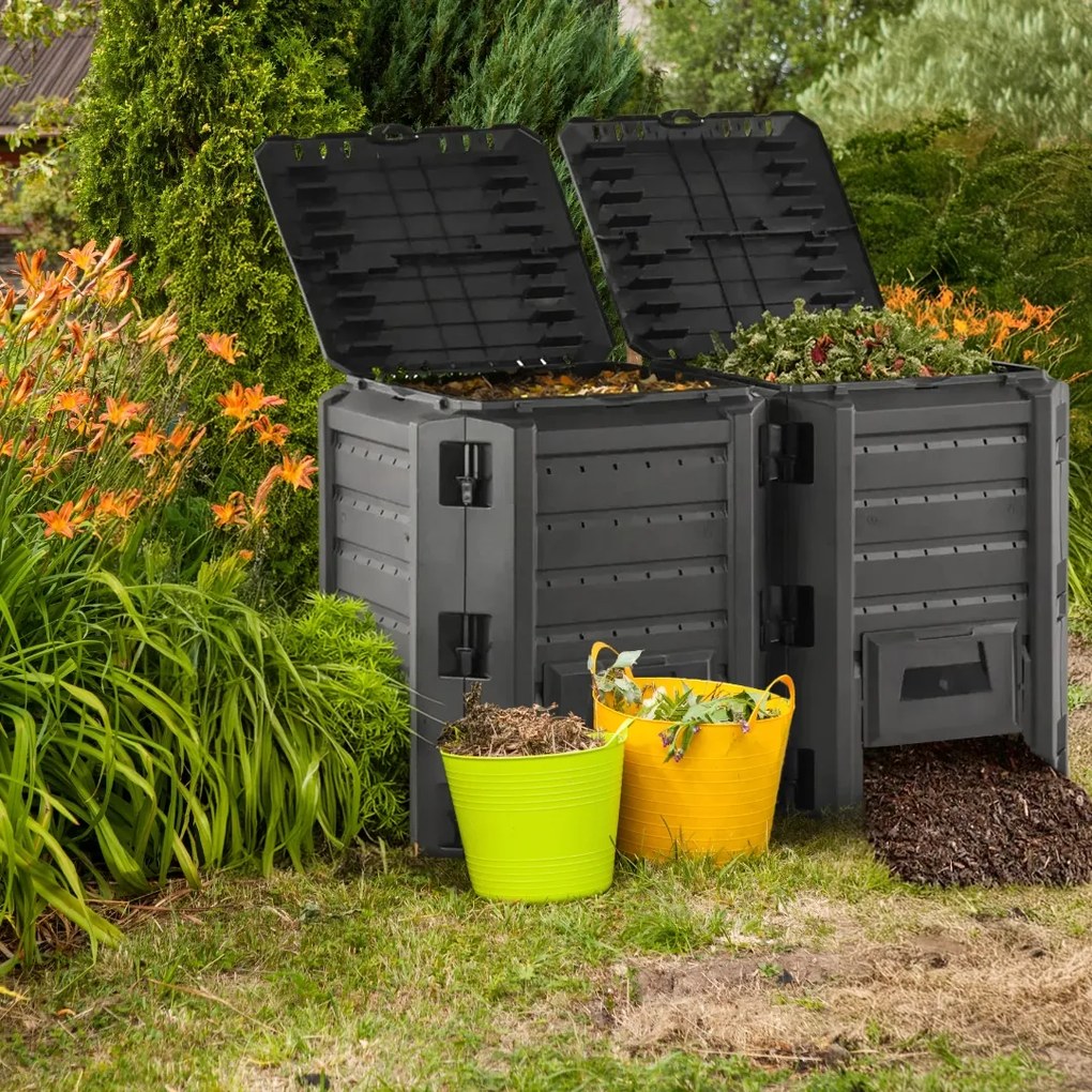 Kompostownik ogrodowy - Compogreen 800 l czarny Prosperplast