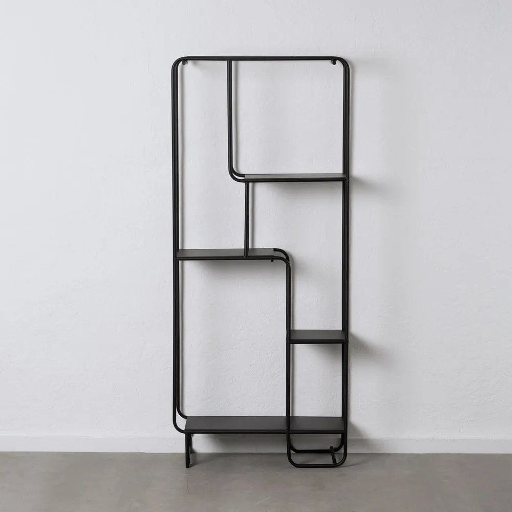 Czarny metalowy regał 76x180 cm Sleco – Ixia