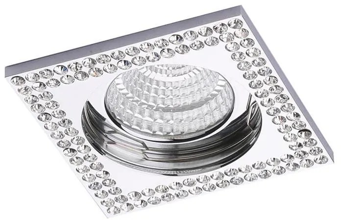 LUXERA 71077 - Oprawa sufitowa CRYSTALS 1xGU10/50W/230V