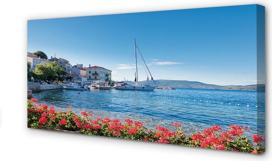 Zdjęcie na płótnie Letnia Wyprawa Statkiem