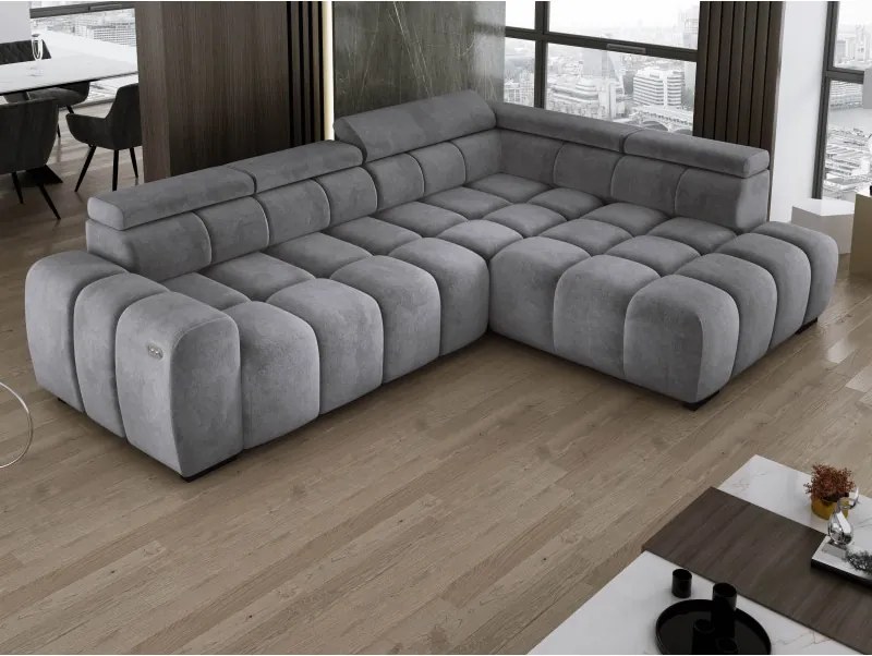 Narożnik BULL L Prawostronny z Elektryczną Regulacją SALVADOR 14 WERSAL