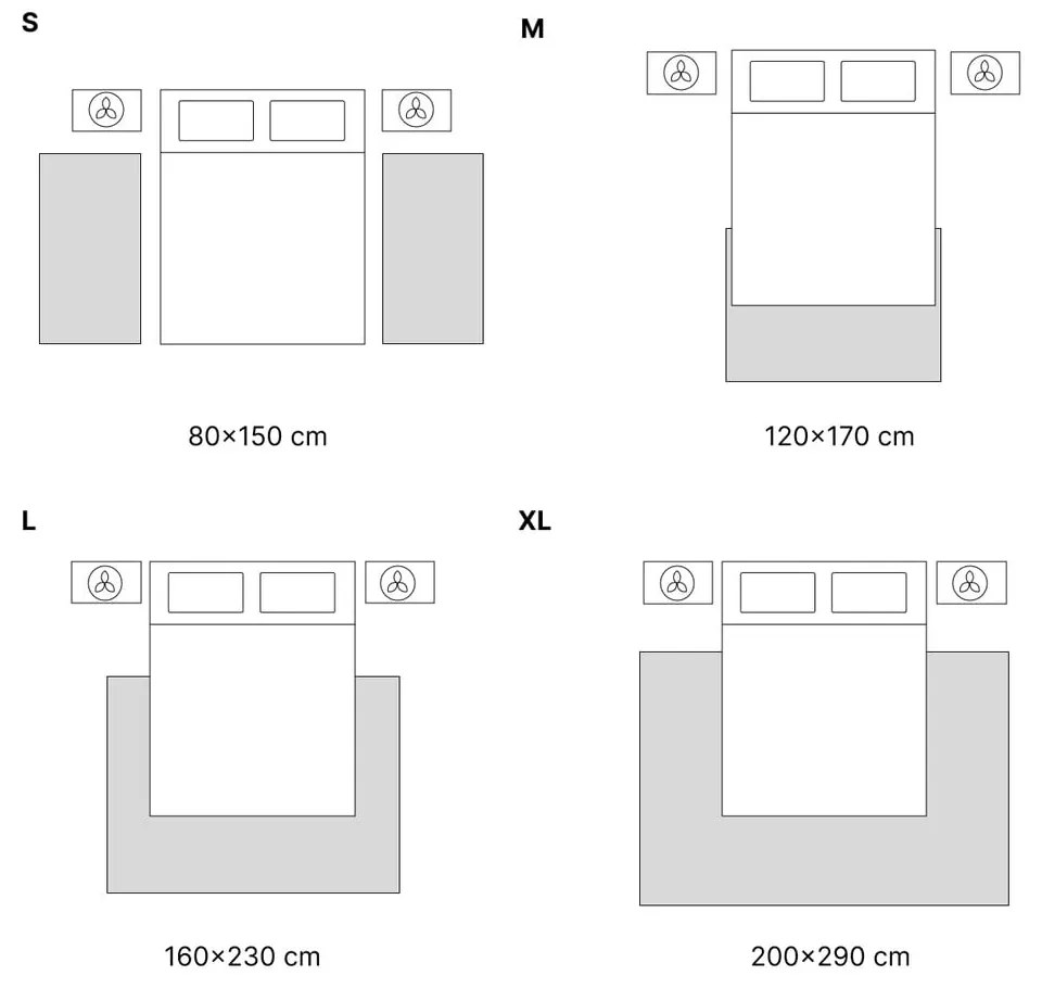 Antracytowy dywan Hanse Home Pure, 200x300 cm