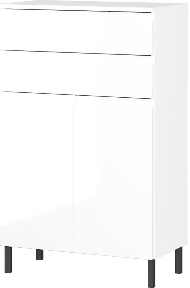 Biała szafka łazienkowa 60x97 cm Salinas – Germania