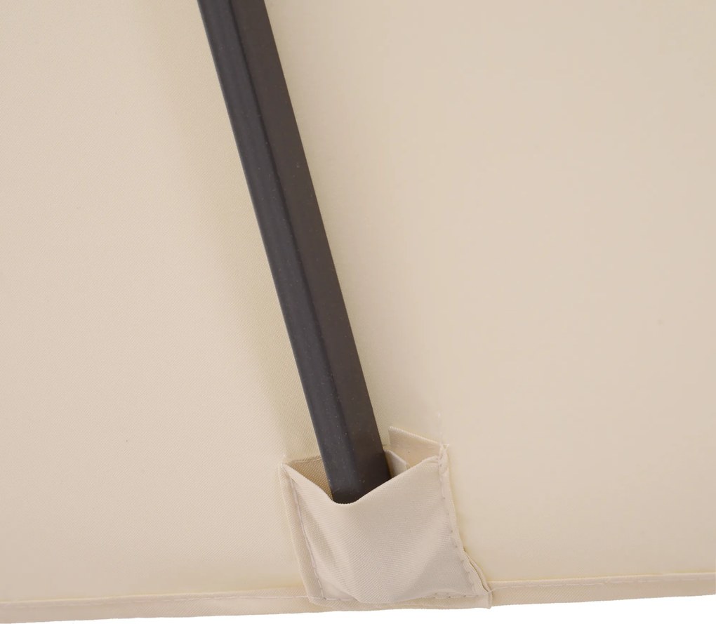 Outsunny parasol ogrodowy podwójny parasol targowy 460x270cm | parasol dwugłowy duży | parasol dwugłowy średni | parasol dwugłowy mały | Aosom PL