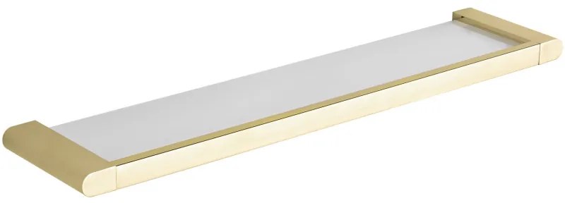 Mexen Adox wisząca półka szklana, złota - 7018237-50