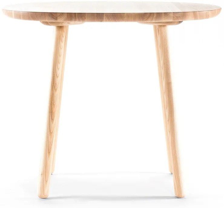 Stół z litego drewna EMKO Naïve, ⌀ 90 cm