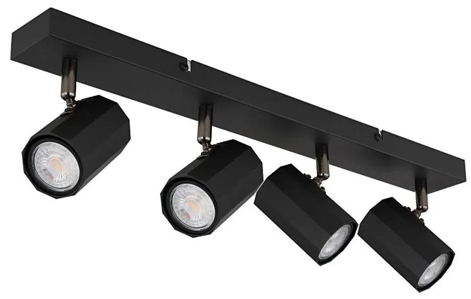 Globo 57918-4B - Oświetlenie punktowe JAMES 4xGU10/25W/230V czarny