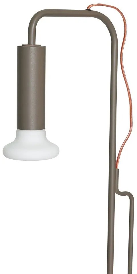 Brązowa lampa stojąca (wysokość 154 cm) Ido – Hübsch