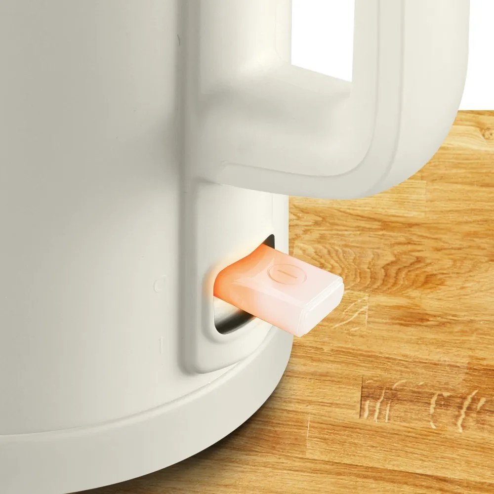 Kremowy czajnik elektryczny 1,5 l Thermo Protect KO140AE0 – Tefal