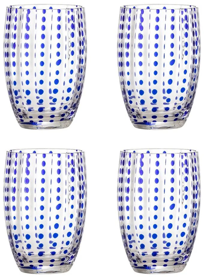 Szklanki zestaw 4 szt. 350 ml Brinley – Bloomingville
