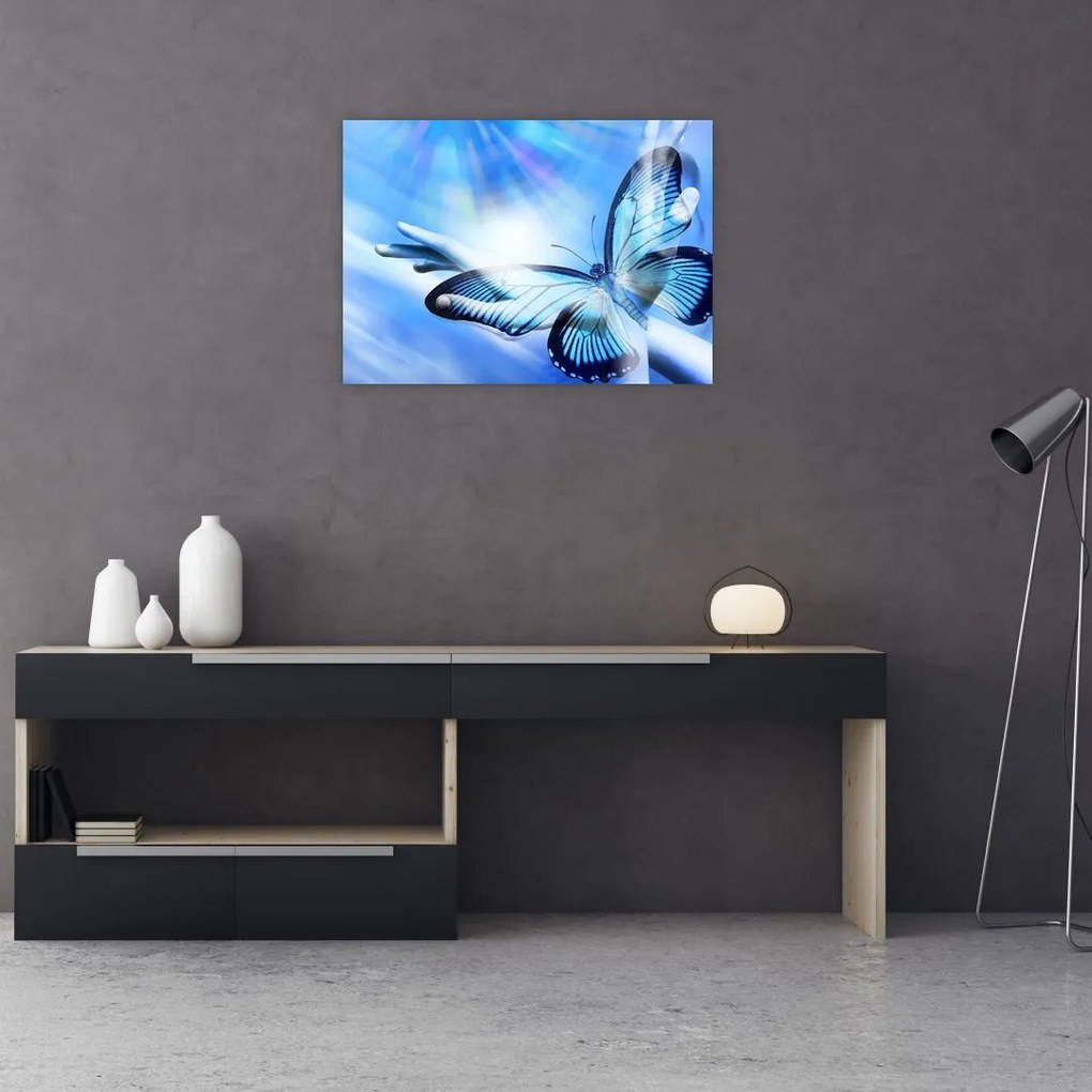 Obraz - Motyl, symbol nadziei (70x50 cm)