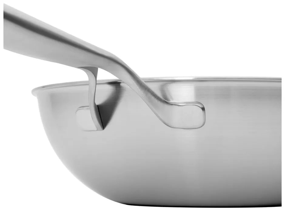 Patelnia wok ze stali nierdzewnej z pokrywką ø 30 cm Lucca 3.0 – FABINI