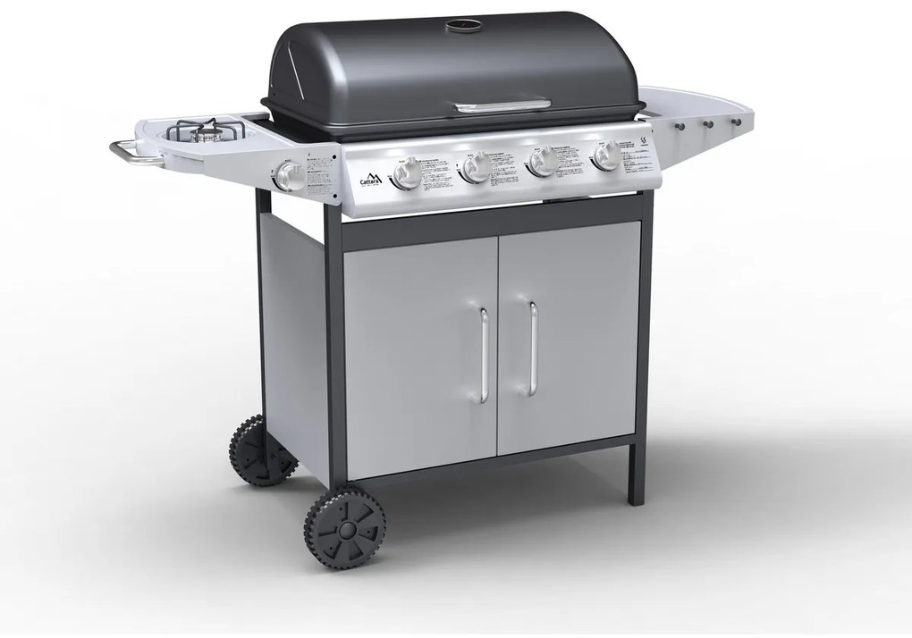 Cattara Grill gazowy na kółkach Master Cheef, 133 x 98 x 51 cm