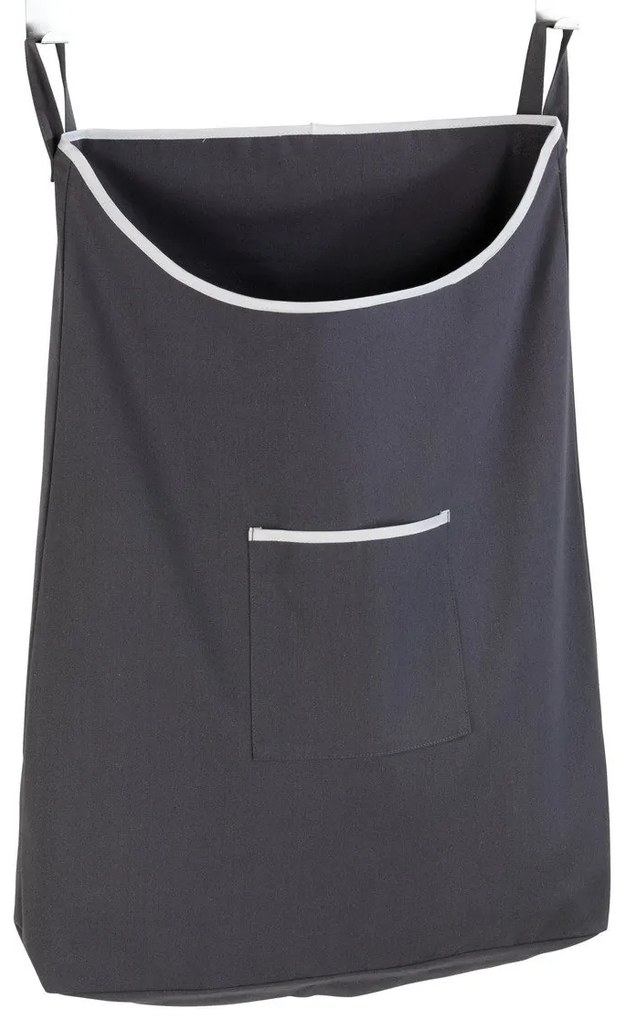 Torba na pranie, ubrania CANGURO GREY, zawieszana na drzwi, WENKO