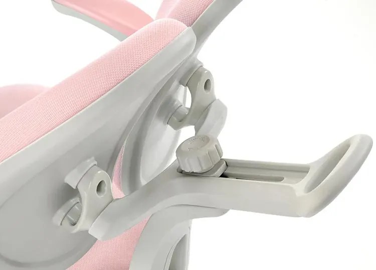 Dziewczęcy różowy obrotowy fotel siedziska z regulacją A0-S88