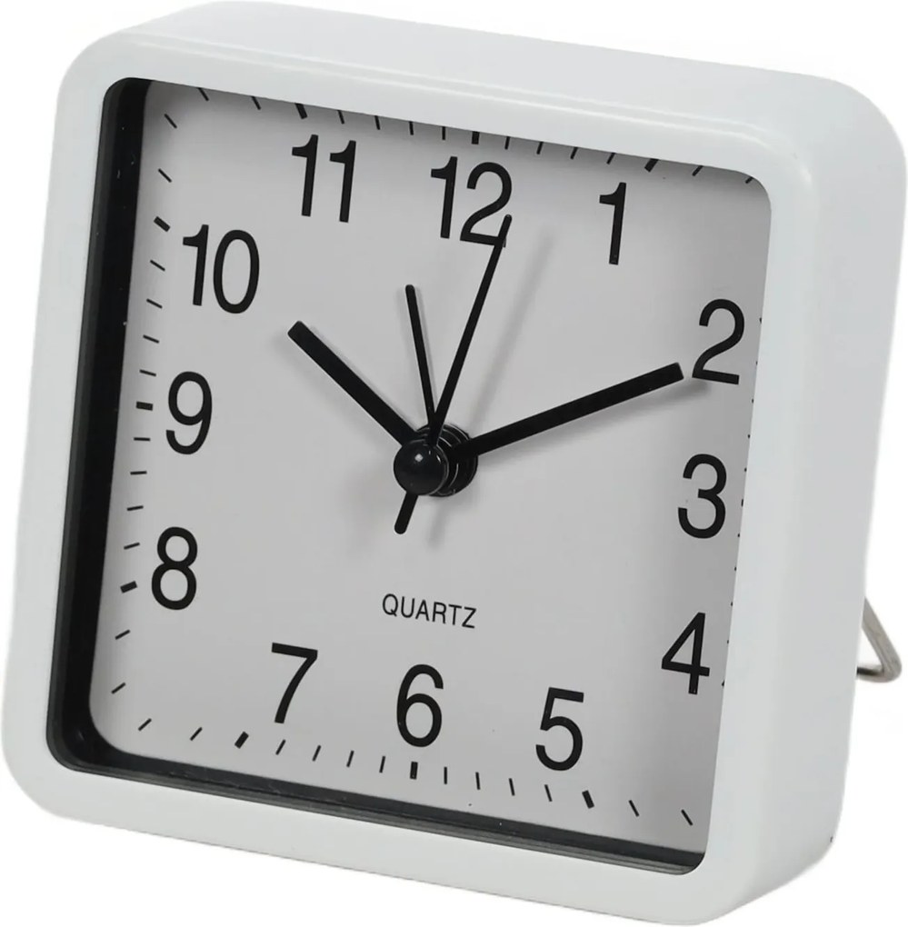 Cichy zegar stołowy do sypialni, budzik z mechanizmem QUARTZ