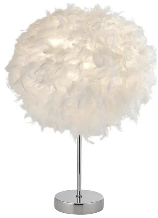 Searchlight EU60392CC - Lampa stołowa HATTIE 1xE14/60W/230V