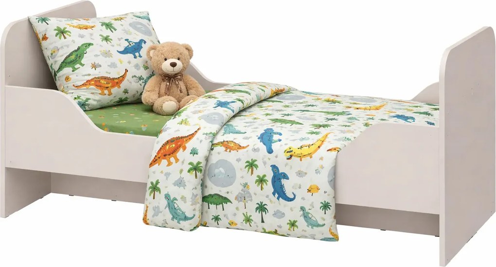 Kaszmirowe łóżko rosnące z dzieckiem 80x120/160 L7-F66