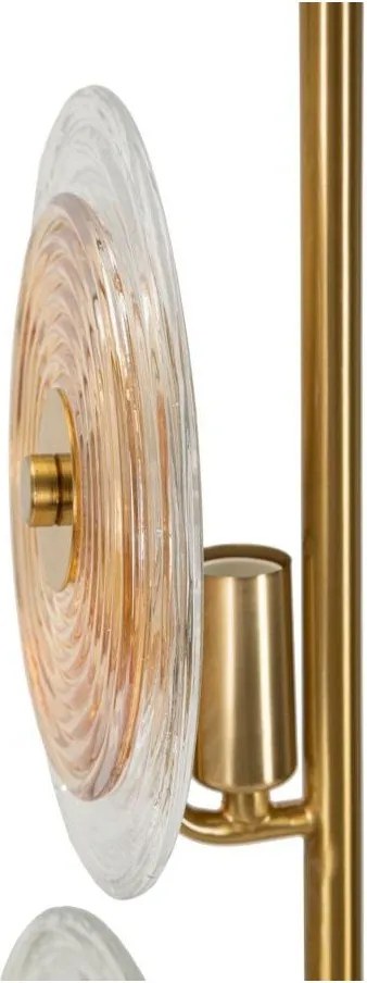 Lampa stołowa w kolorze złota ze szklanym kloszem (wysokość 63 cm) Venice – Mauro Ferretti