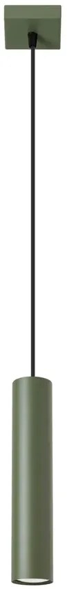 Oliwkowa pojedyńcza lampa wisząca - A2-D35
