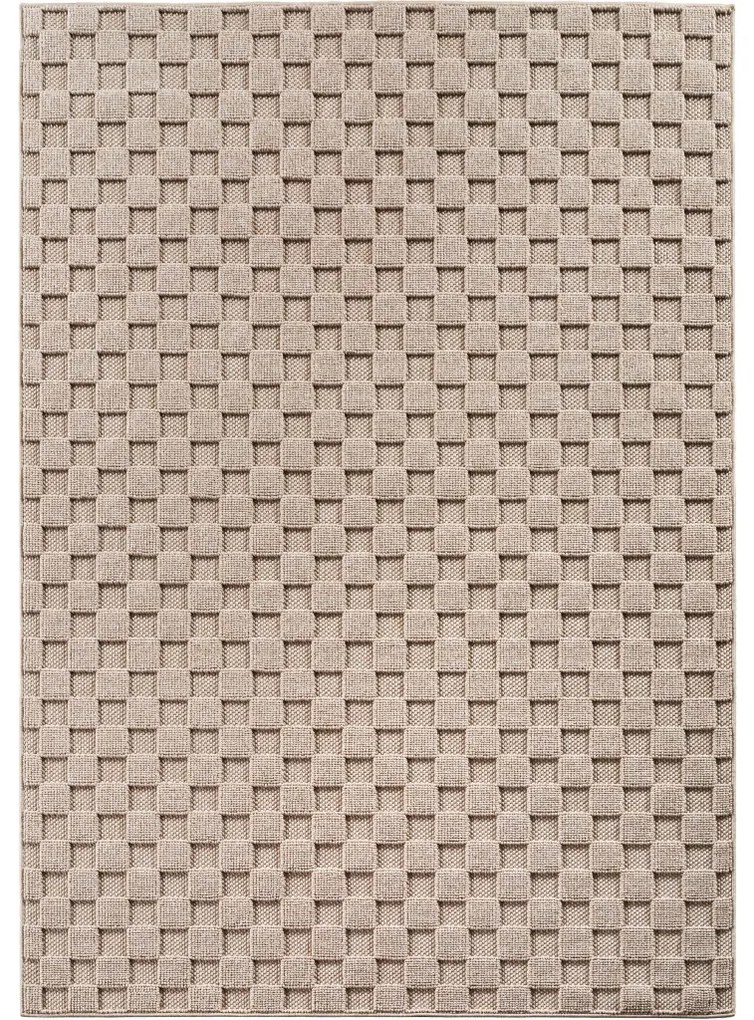 Dywan nowoczesny 3D Helix beżowy 80 cm x 250 cm