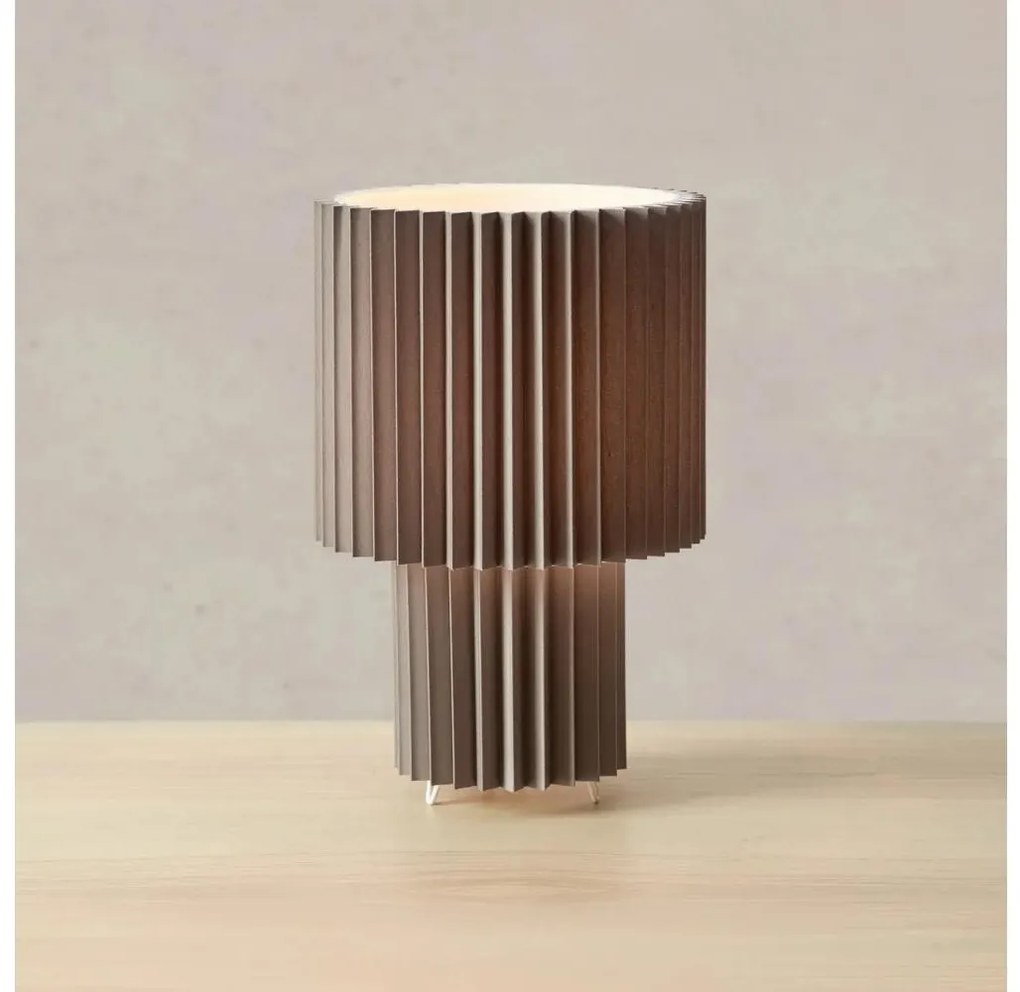 Markslöjd 108896 - Lampa stołowa CATIS 1xE27/60W/230V 32 cm szara