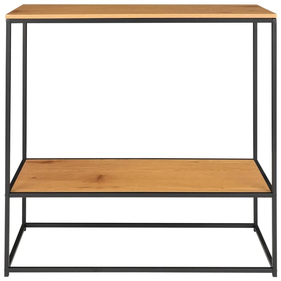 Konsola z blatem w dekorze dębu 80x36 cm Vita – House Nordic