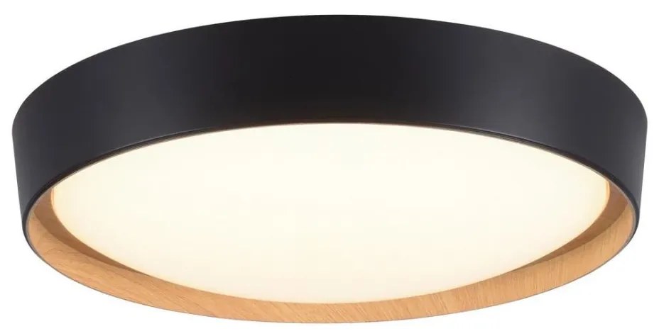 Leuchten Direkt 1434718-LED 28,8W czarna lampa sufitowa EMILIA, ściemnialna