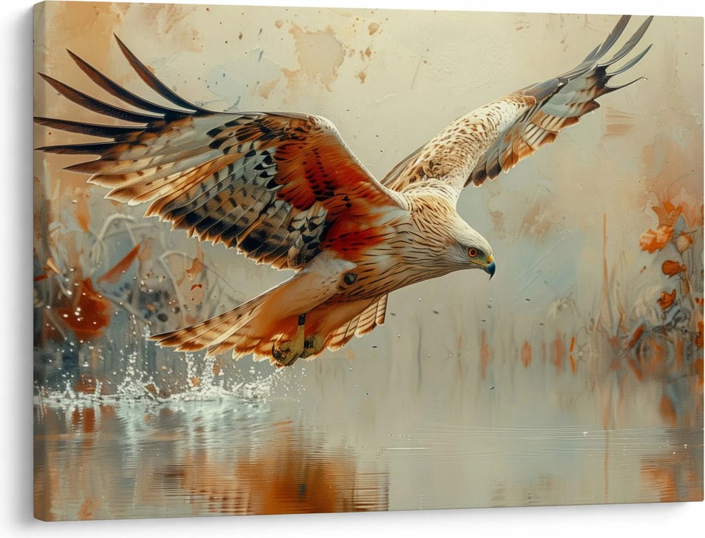 Obraz - Ptak drapieżny (70x50 cm)