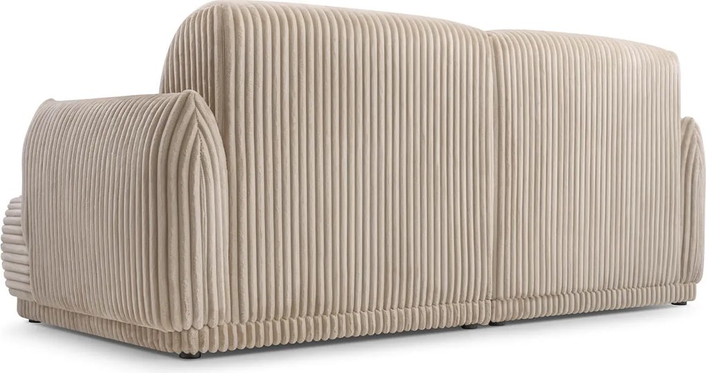 Sofa LINERO Dwuosobowa Beżowa Nowoczesna