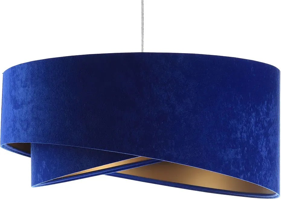 Niebiesko-złota lampa wisząca glamour - 5X EX989 W1-L71