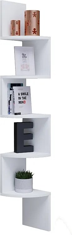 Drewniana półka ścienna Dekoracja narożna Półka Mintis