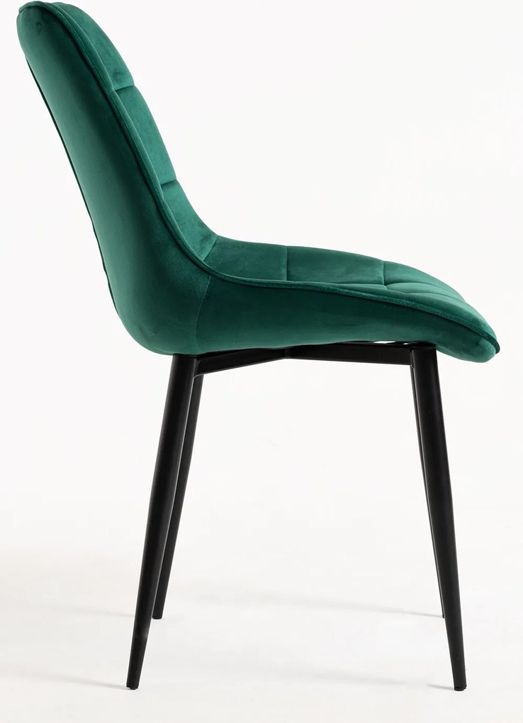 Zestaw 4 Krzese Cade Aksamitne