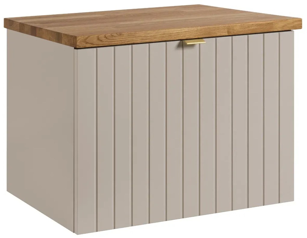 Szafka pod umywalkę HARMO 60 cm kaszmir półmat KROFAM