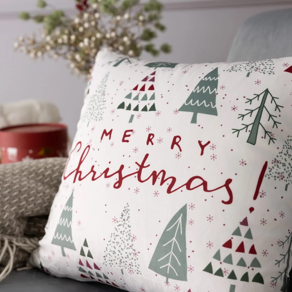 Poszewka na poduszkę Holiday Trees 43x43 cm