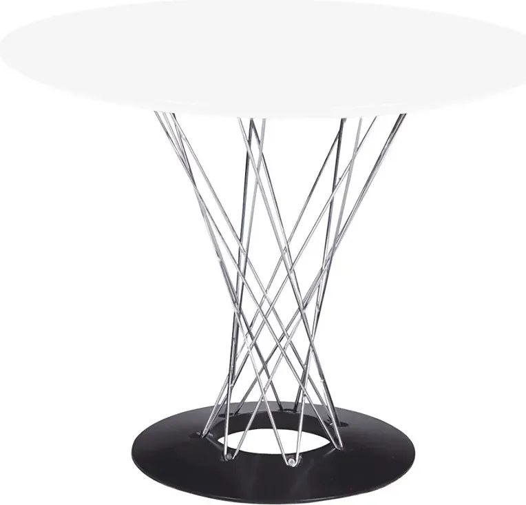 Biały okrągły stół designerski B4-T06