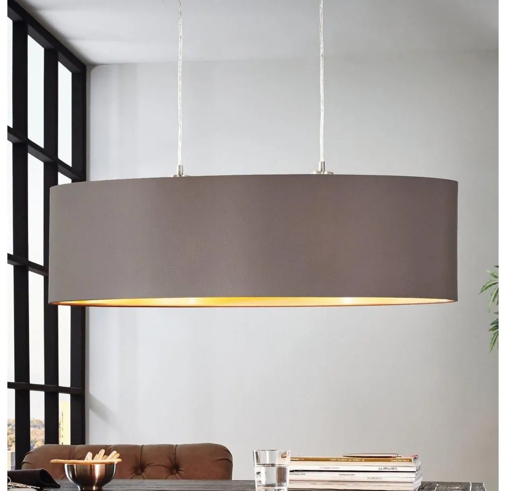 Eglo 31614 - Lampa wisząca MASERLO 2xE27/60W/230V na linkach