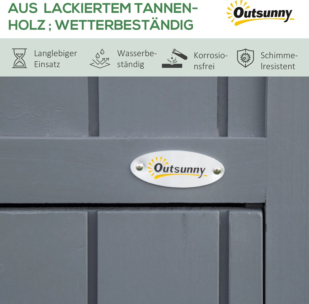 Outsunny Szafka na urządzenia z drzwiami