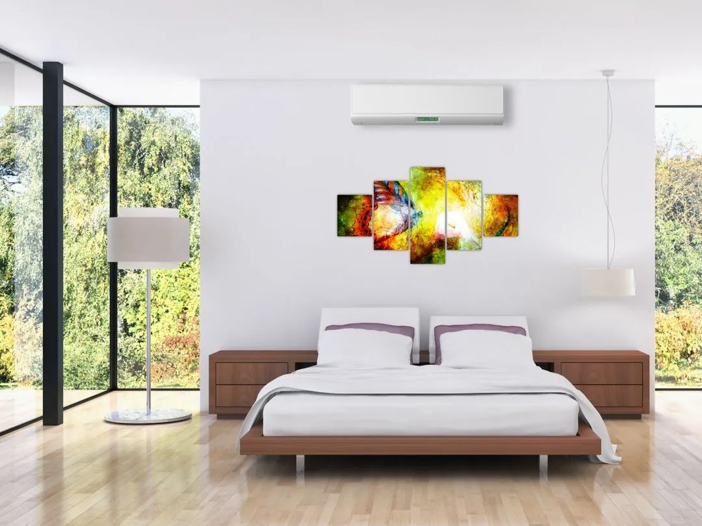Obraz - Kosmiczny motyl (125x70 cm)