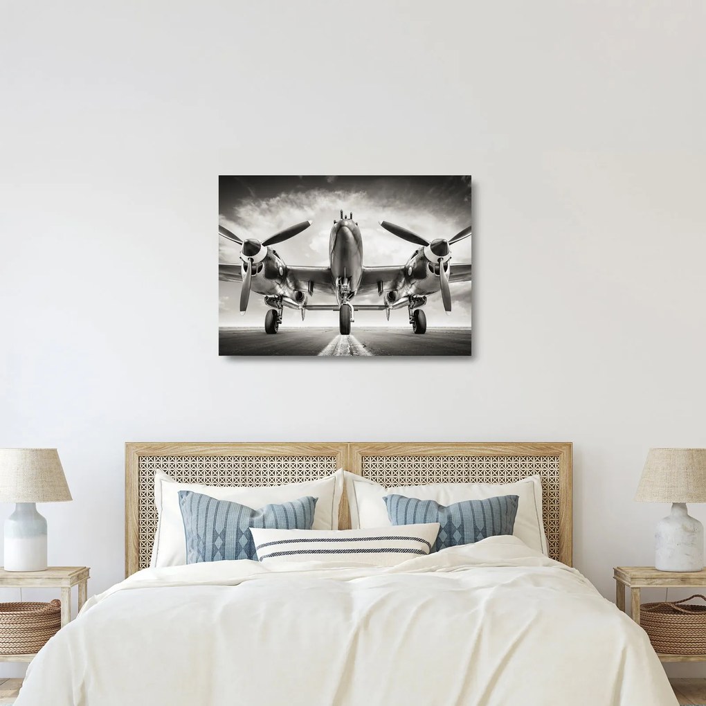 Obraz na szkle - Warbird (70x50 cm)